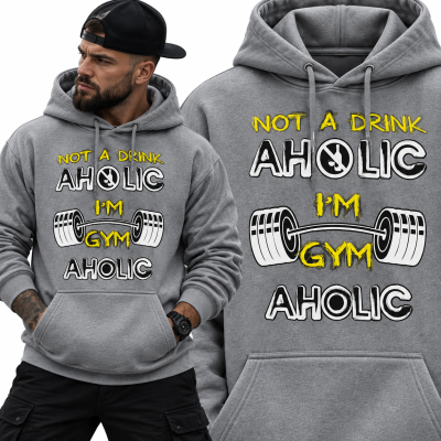 BLUZA Z KAPTUREM NA SIŁOWNIĘ GYMAHOLIC 1